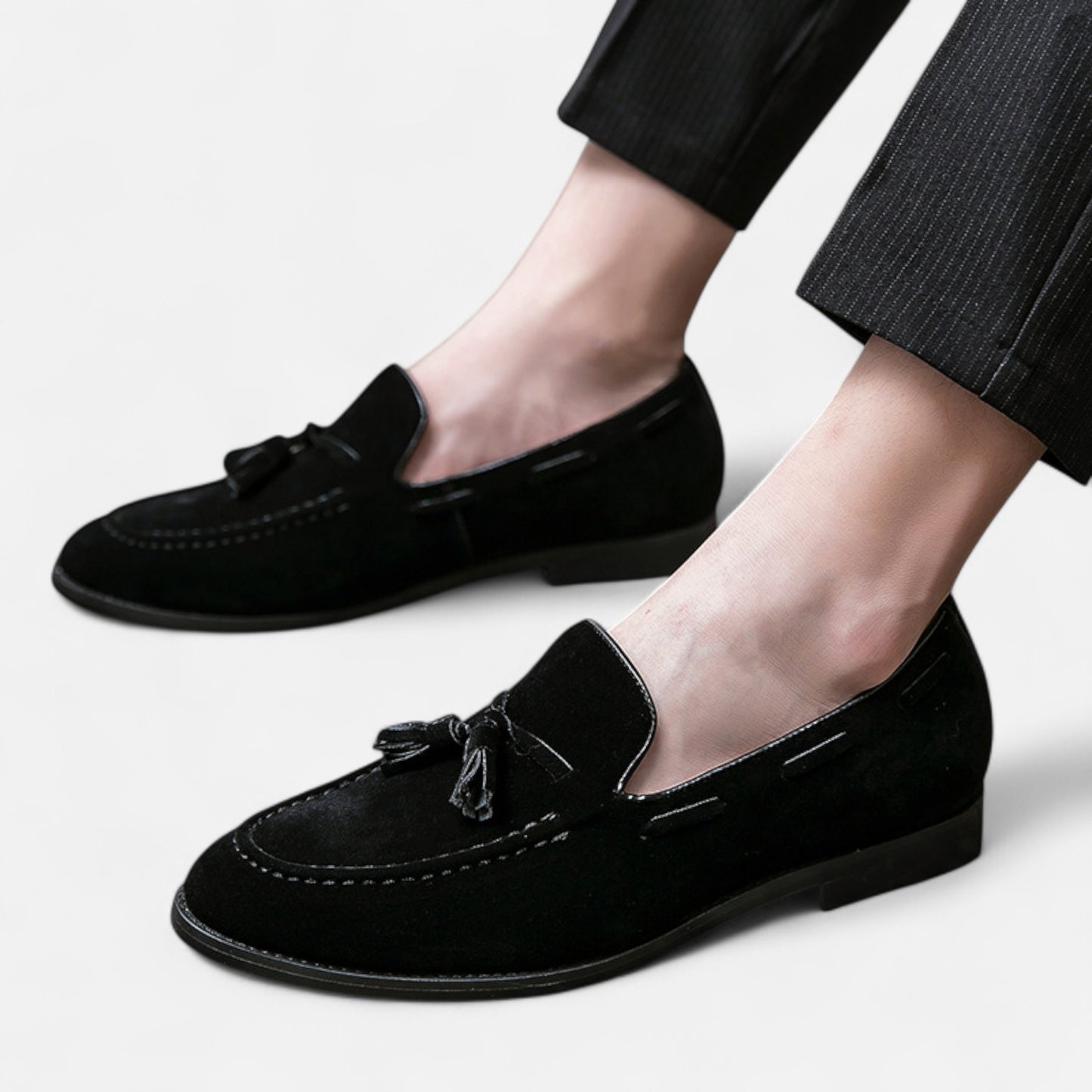 Mocassins homme à pampilles – Style britannique en cuir | Othier