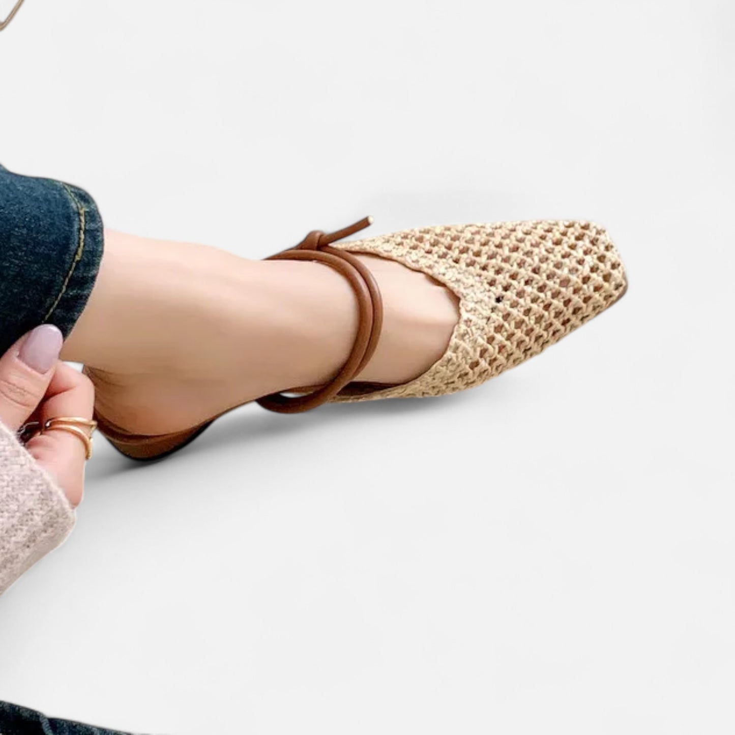 Mules femme bout carré – Élégance rétro française | Othier