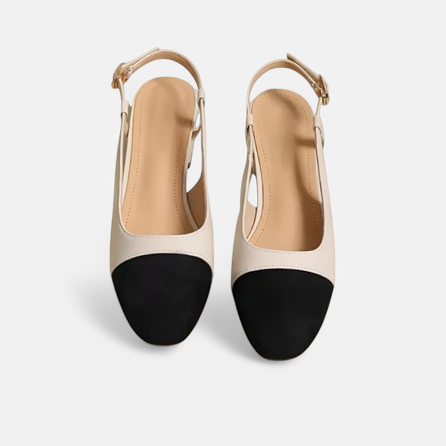 Escarpins Slingback Bicolores Élégants – L’Équilibre Parfait entre Élégance et Confort | Othier
