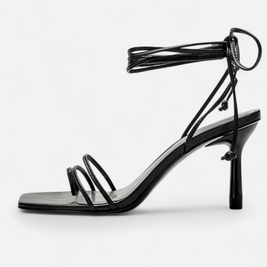 Women’s Retro Sandals – Elegant Straps with Stiletto Heel | Othier