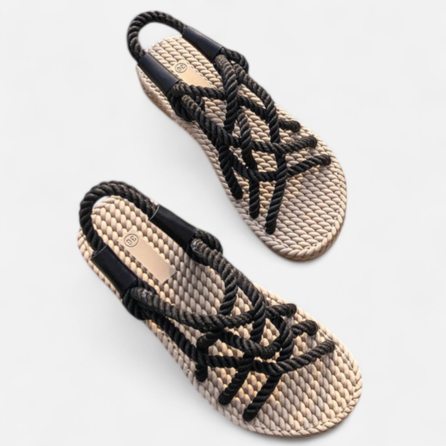 Sandales Tressées Style Romain pour Femme – Esprit Méditerranéen, Élégance Naturelle | Othier