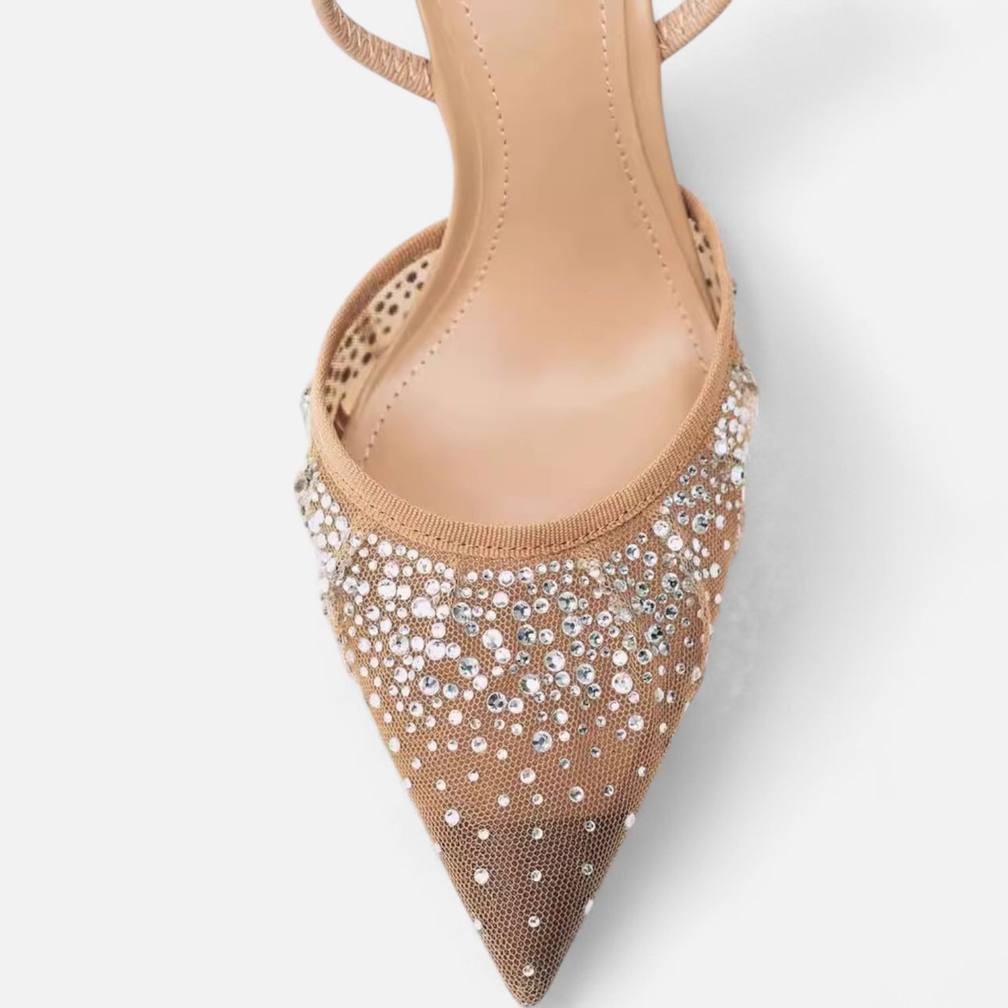 Escarpins Élégants en Résille Brillante pour Femme – Style Haute Couture, Allure Lumineuse | Othier