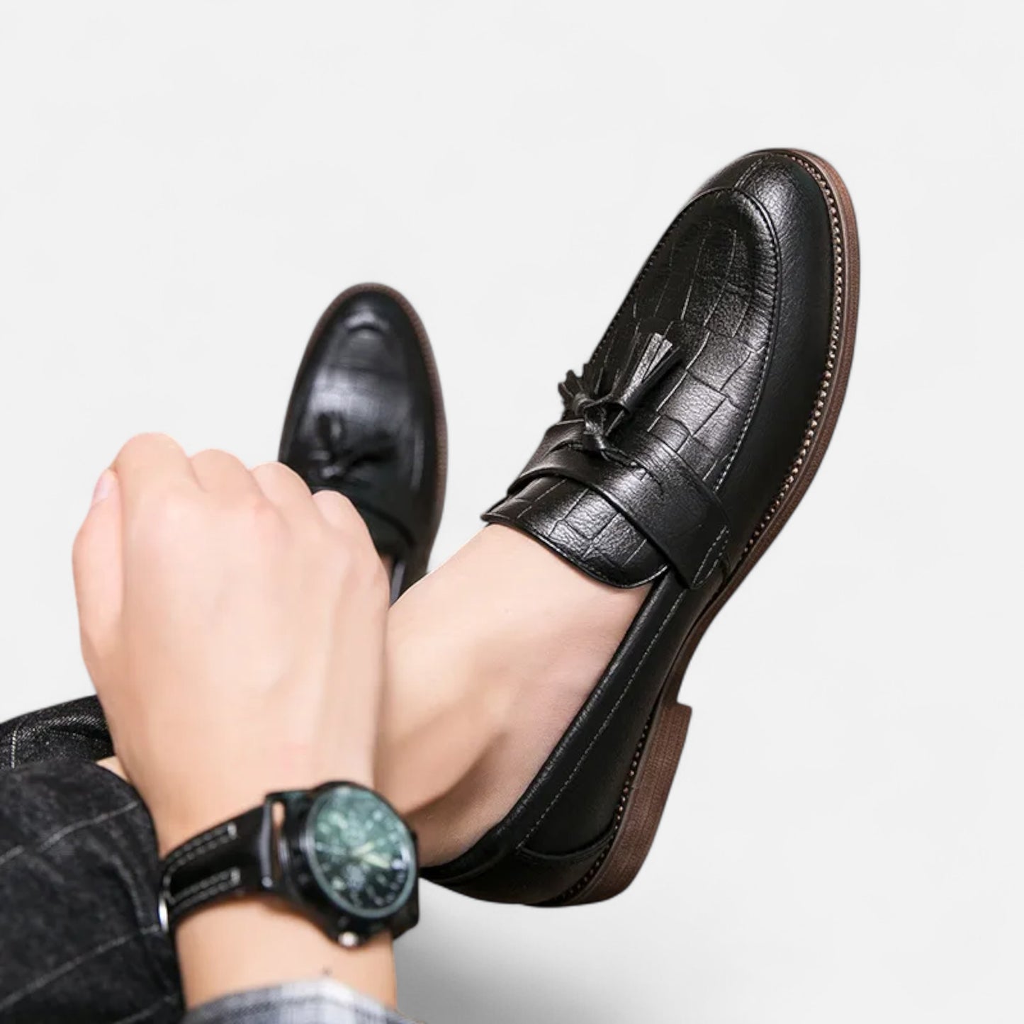 Chaussures homme en cuir – Élégance décontractée de printemps | Othier