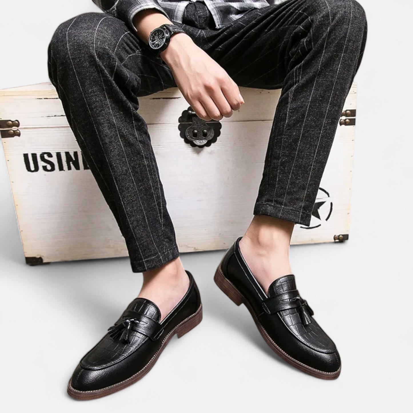 Chaussures homme en cuir – Élégance décontractée de printemps | Othier