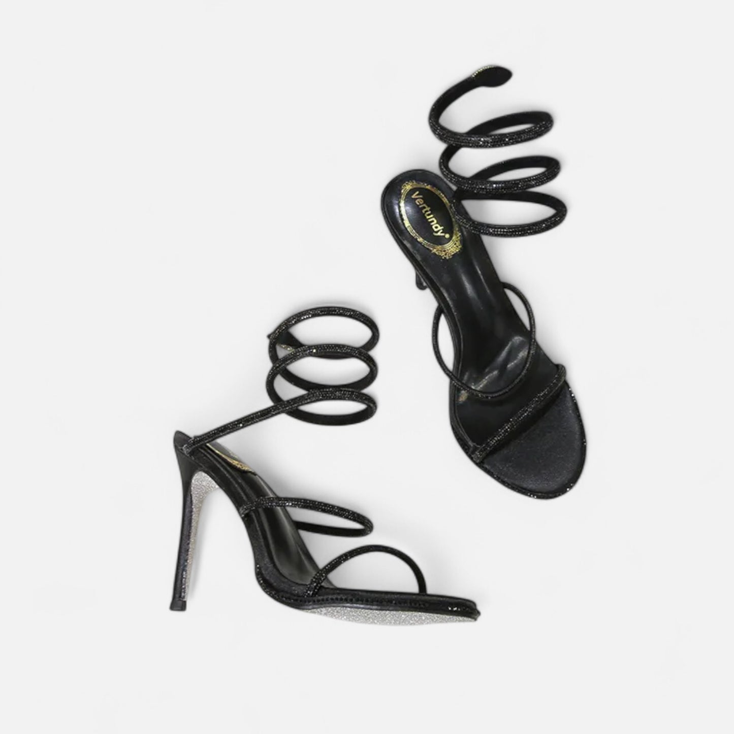 Sandales femme à talon aiguille – Éclat strass & élégance | Othier