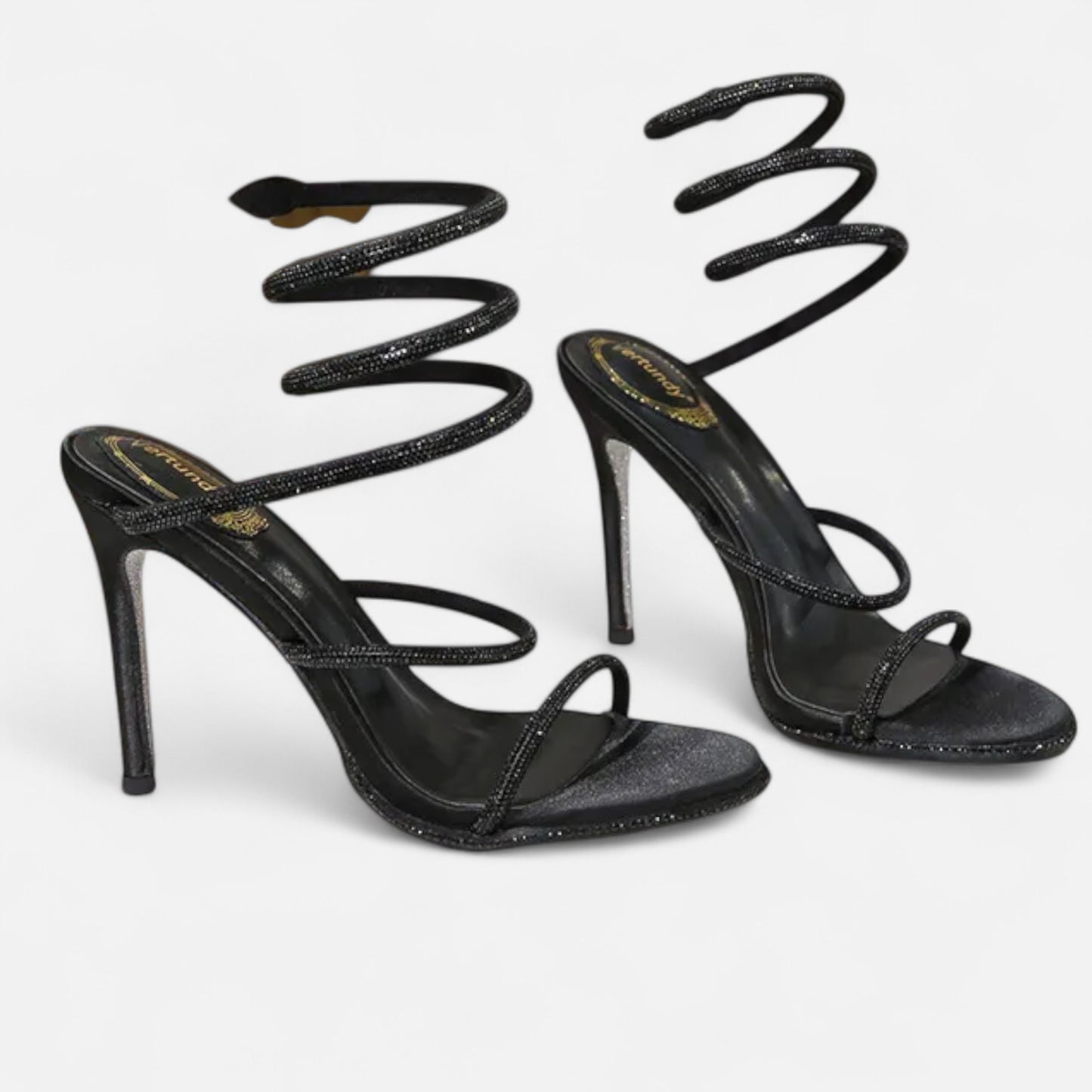 Sandales femme à talon aiguille – Éclat strass & élégance | Othier