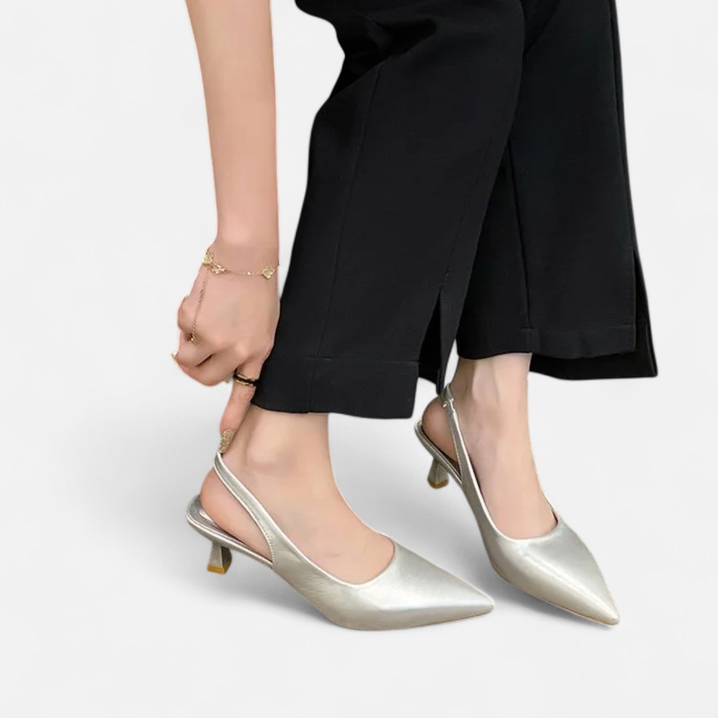 Escarpins femme bout pointu – Talon moyen élastique chic | Othier