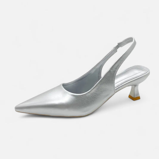 Women’s Pointed-Toe Pumps – Chic Elastic Mid Heel | Othier