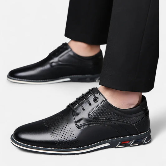 Men’s Leather Lace-Up Shoes – Classic Elegance | Othier