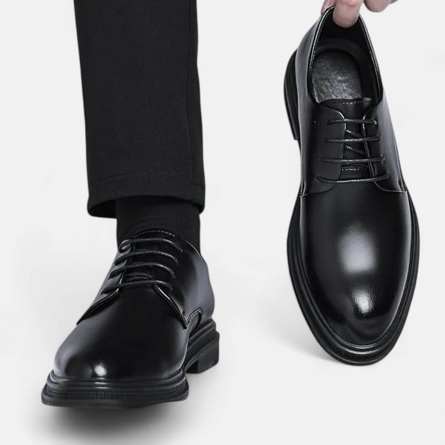 Chaussures homme noires – Élégance formelle britannique | Othier