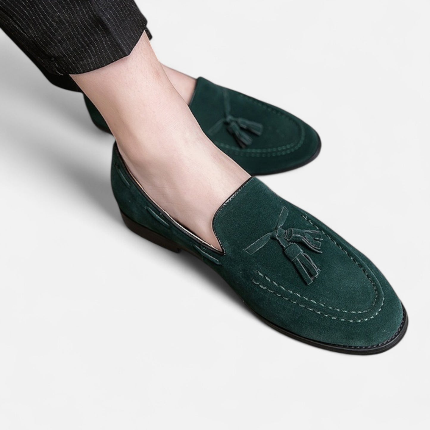 Mocassins homme à pampilles – Style britannique en cuir | Othier