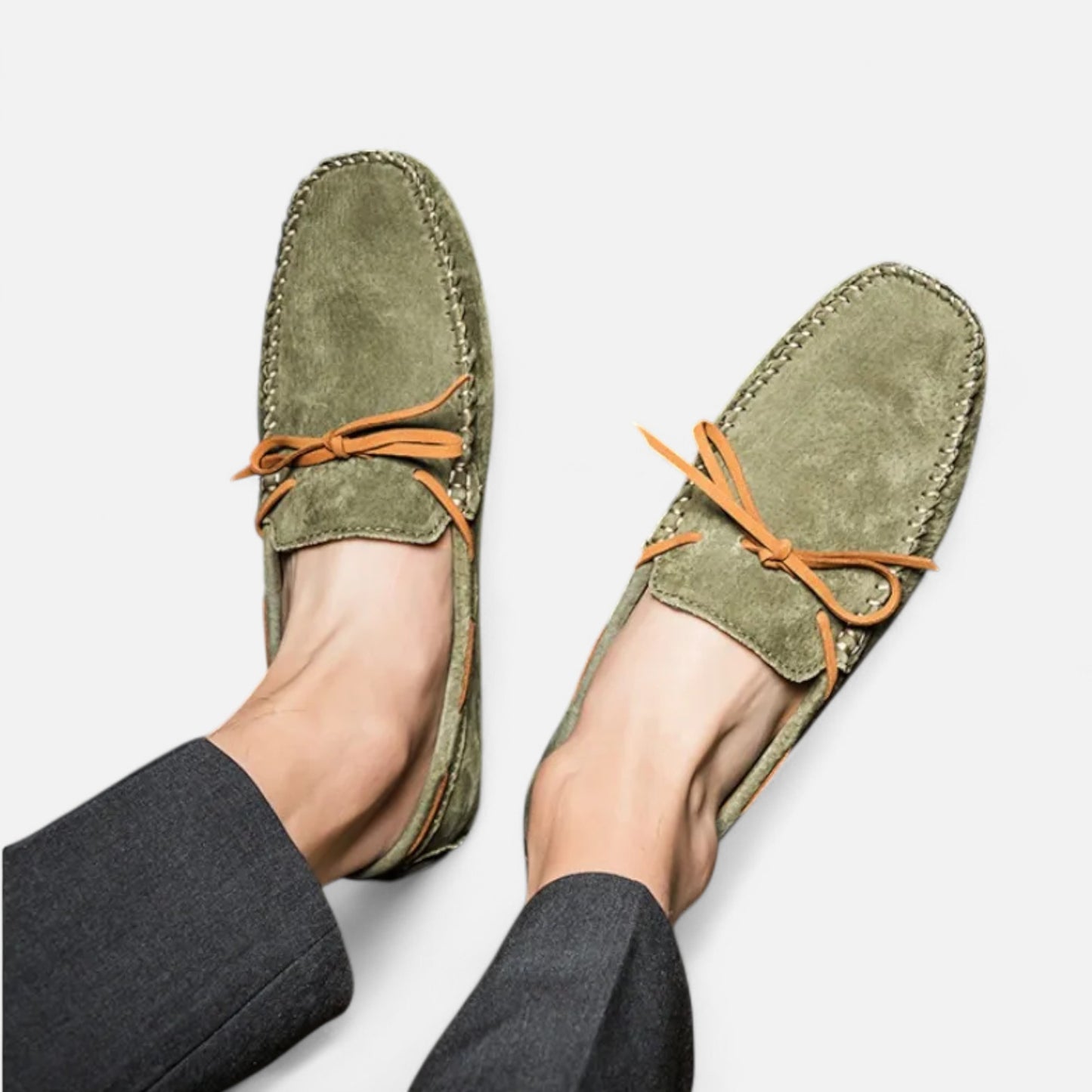 Mocassins homme à lacets en cuir – Élégance discrète | Othier