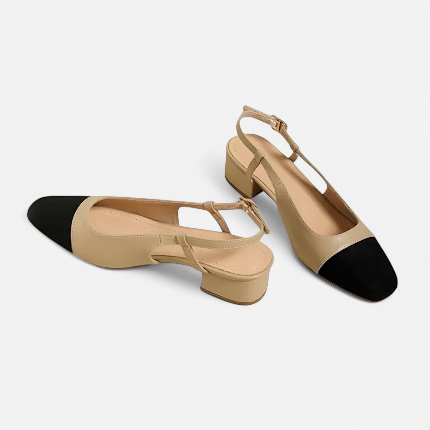 Escarpins Slingback Bicolores Élégants – L’Équilibre Parfait entre Élégance et Confort | Othier