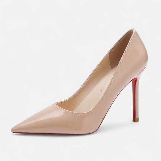 Women’s Nude Pumps – Open Sides and High Heel | Othier
