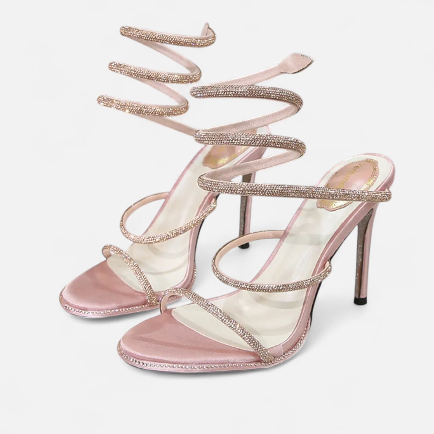 Sandales femme à talon aiguille – Éclat strass & élégance | Othier