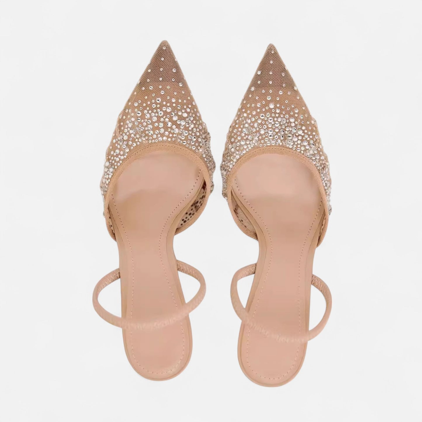 Escarpins Élégants en Résille Brillante pour Femme – Style Haute Couture, Allure Lumineuse | Othier