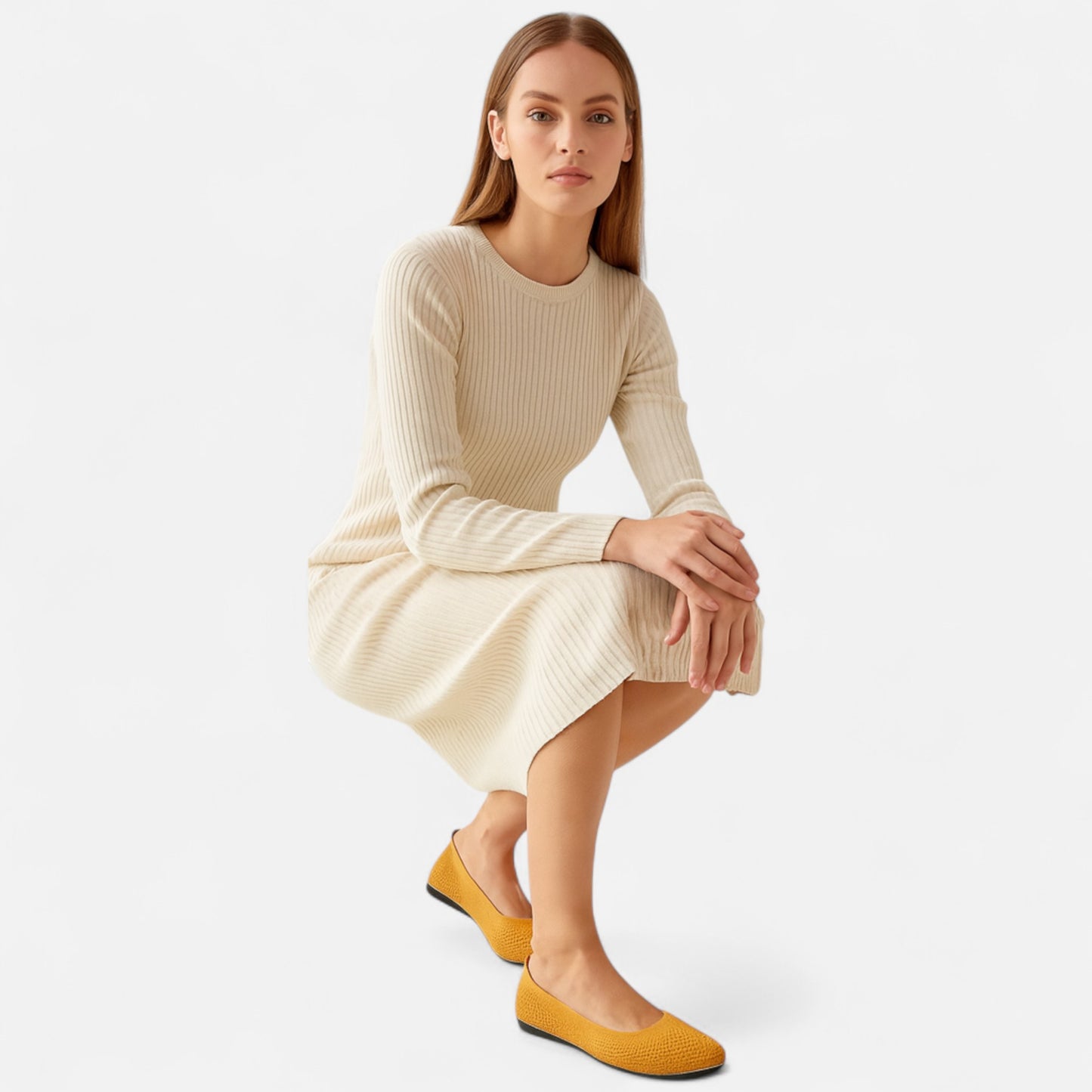 Women’s Pointed-Toe Pumps – Flat and Chic Elegance | Othier