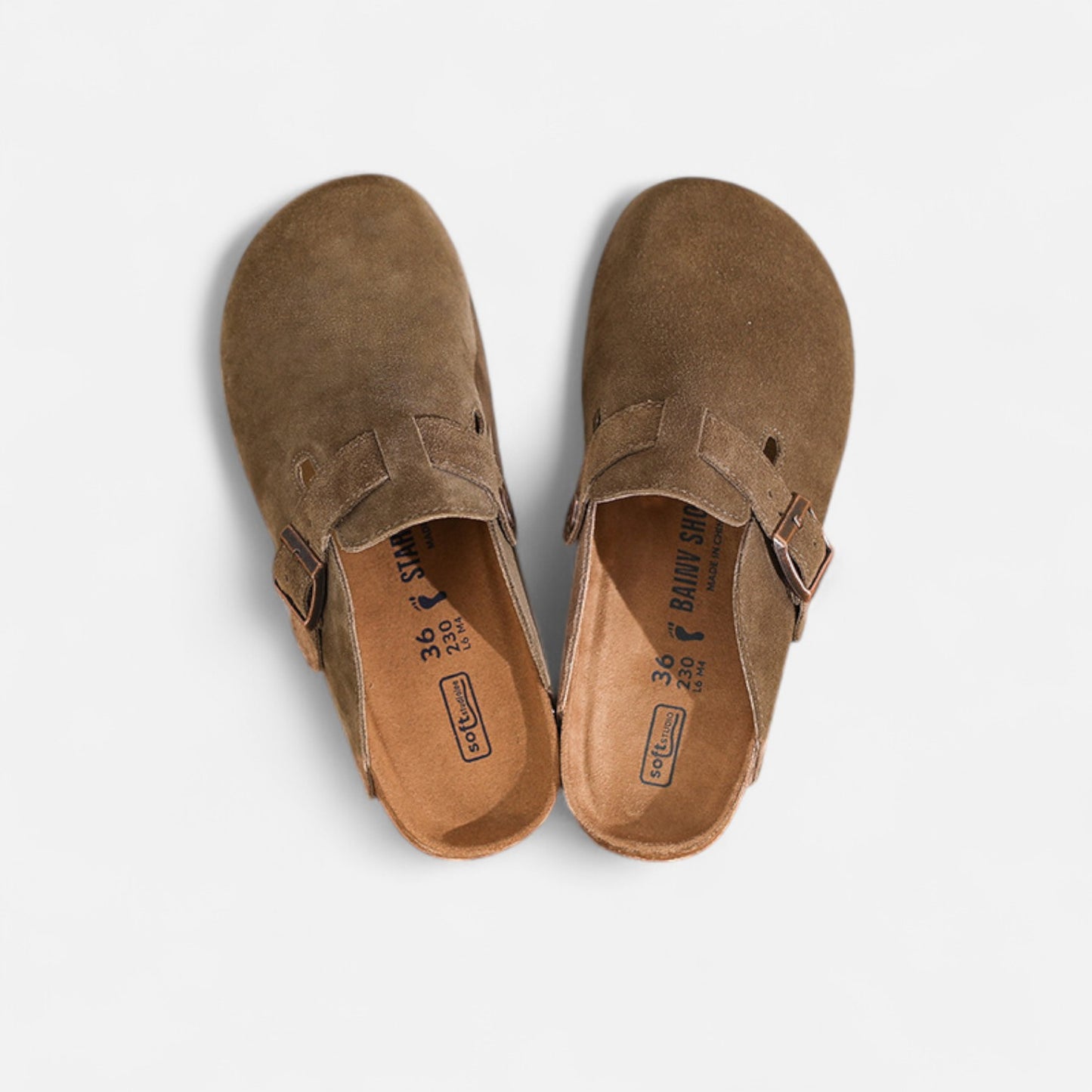 Mules Fermées Rétro en Cuir – Élégance Française, Style Mixte Intemporel | Othier