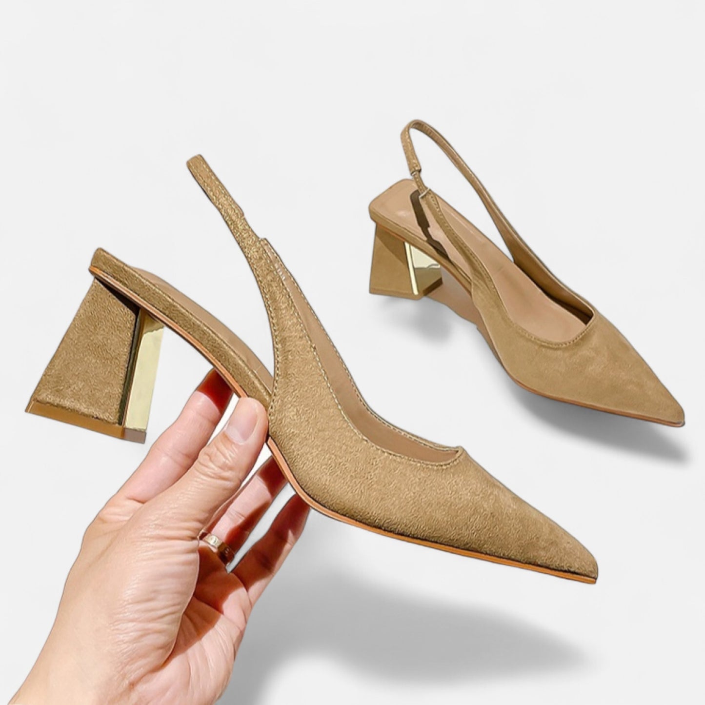 Escarpins femme en daim – Bout pointu raffiné | Othier