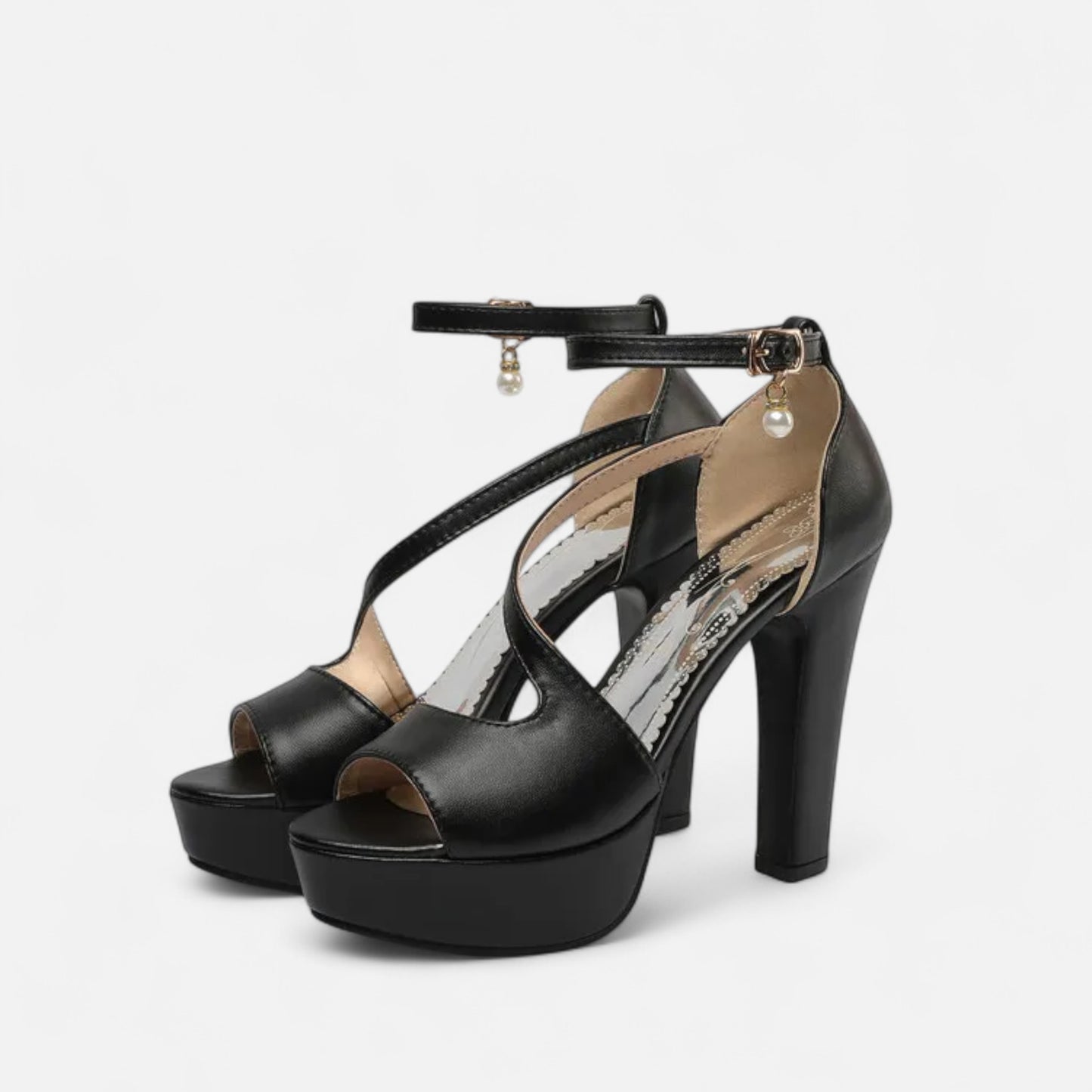 Sandales romaines femme – Élégance à talon épais | Othier