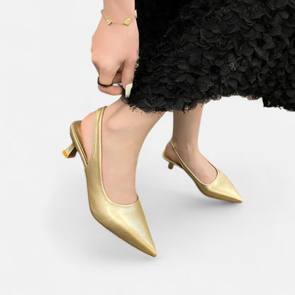 Escarpins femme bout pointu – Talon moyen élastique chic | Othier