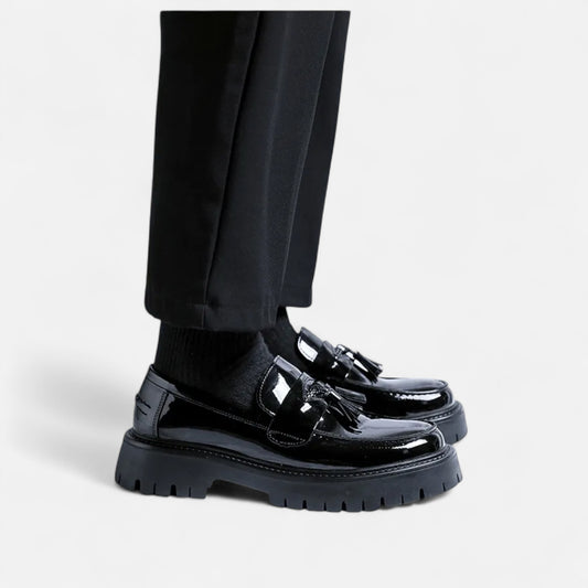 Chaussures homme en cuir à plateforme – Élégance moderne | Othier