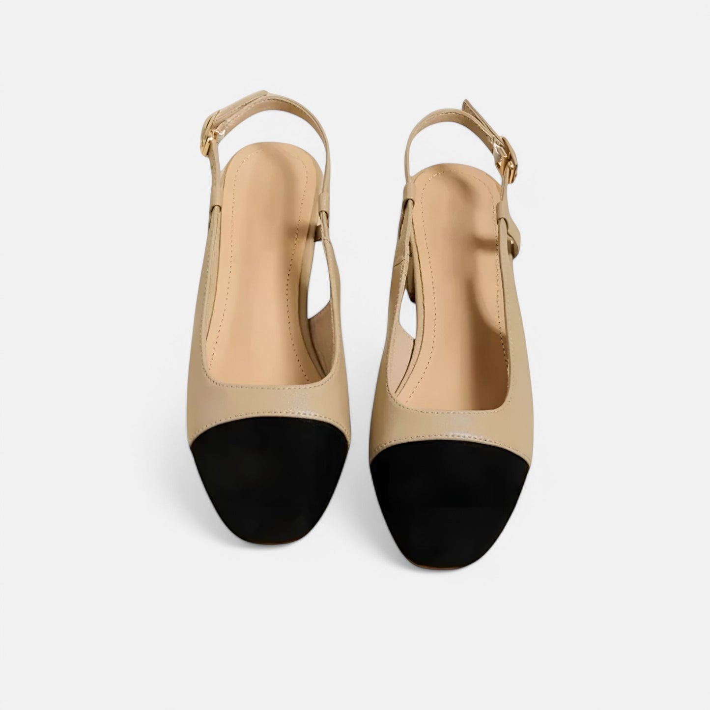 Escarpins Slingback Bicolores Élégants – L’Équilibre Parfait entre Élégance et Confort | Othier