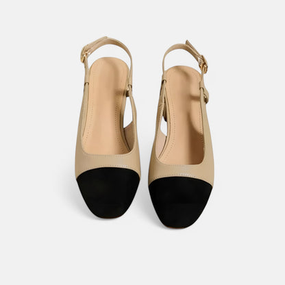 Escarpins Slingback Bicolores Élégants – L’Équilibre Parfait entre Élégance et Confort | Othier