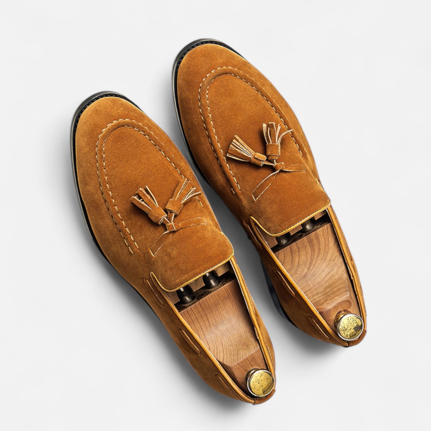 Mocassins homme à pampilles – Style britannique en cuir | Othier