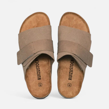 Cork and Leather Sandals for Men – Natural Elegance, Timeless Comfort | Othier