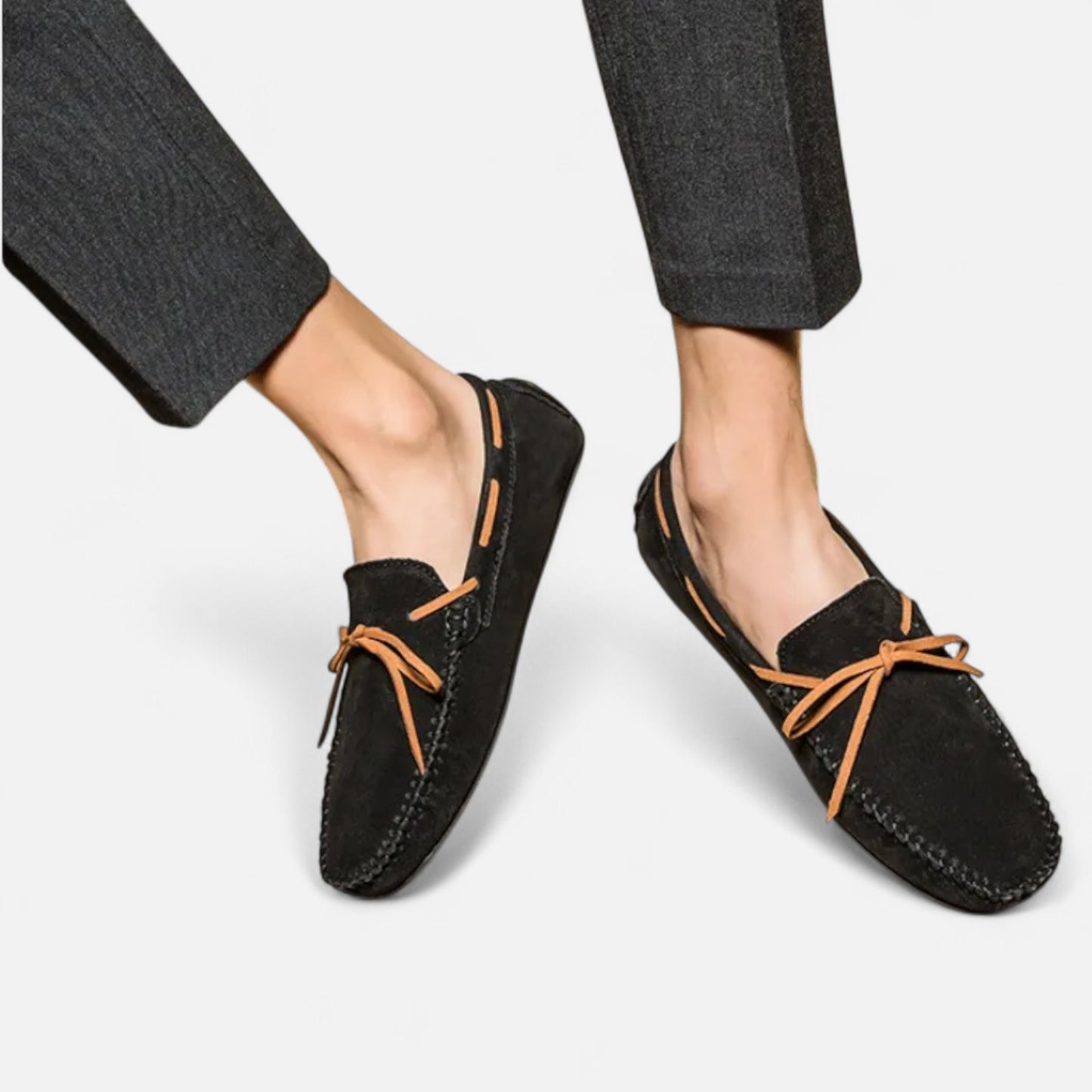 Mocassins homme à lacets en cuir – Élégance discrète | Othier
