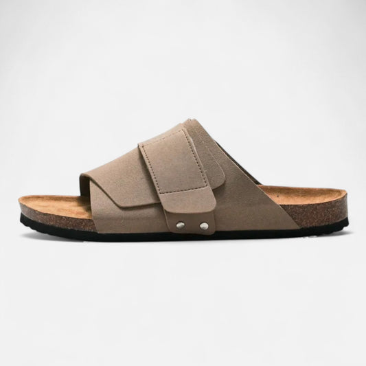 Sandales en Liège et Cuir pour Homme – Élégance Naturelle, Confort Intemporel | Othier