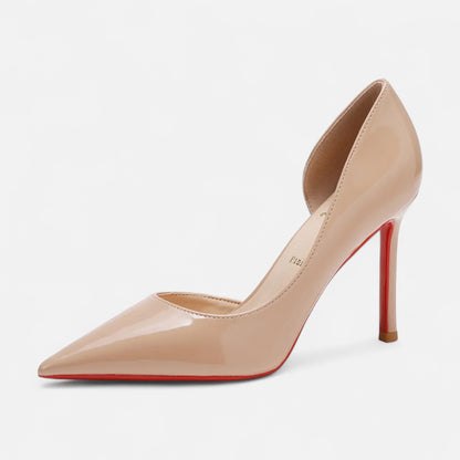 Escarpins nude femme – Côtés ouverts et talon haut | Othier