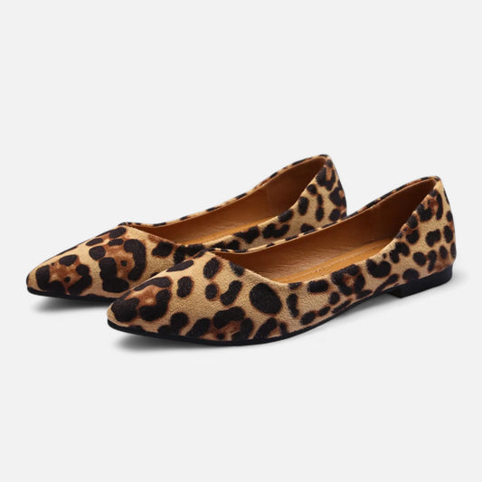 Chaussures femme imprimé léopard – Élégance vintage pointue | Othier