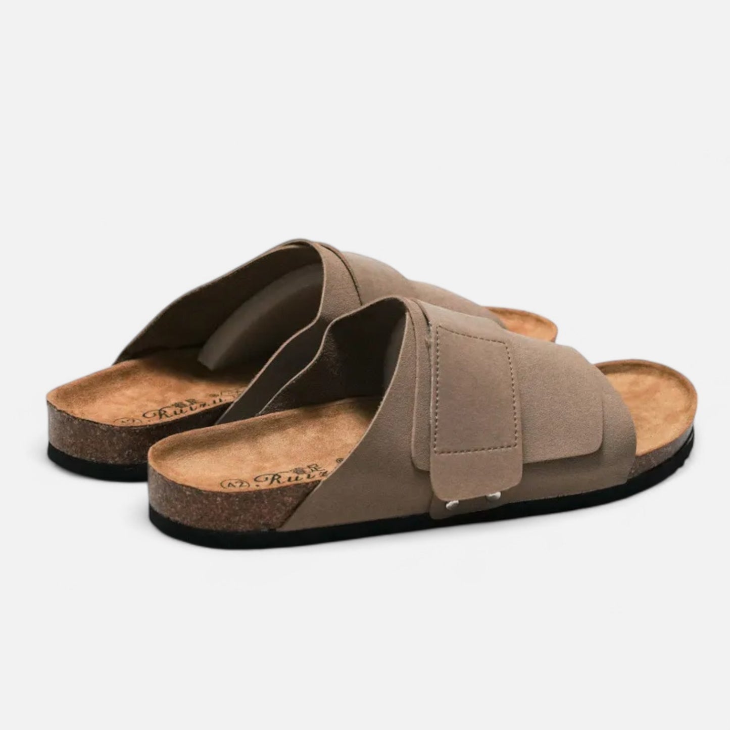 Cork and Leather Sandals for Men – Natural Elegance, Timeless Comfort | Othier