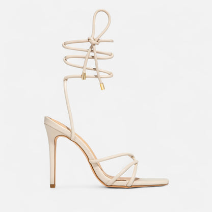 Sandales romaines femme – Brides croisées à talon aiguille | Othier