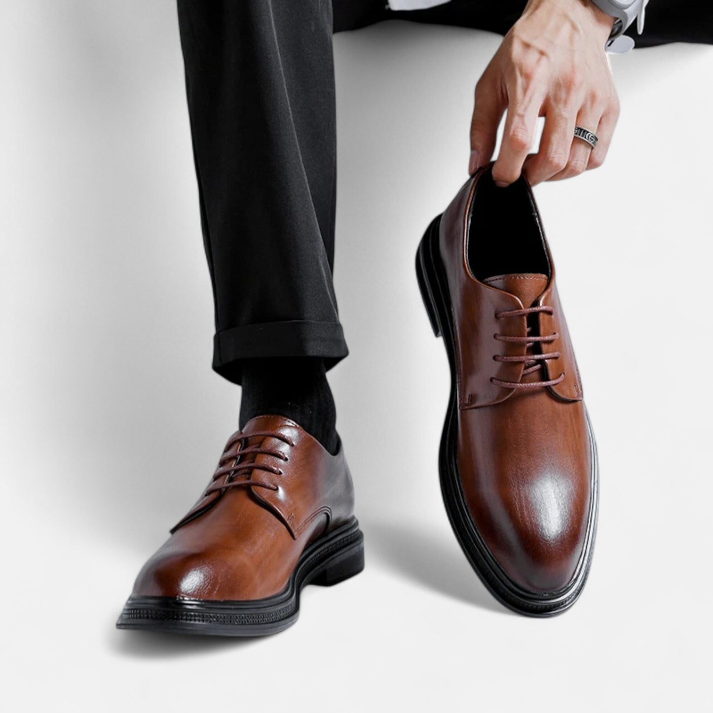 Richelieus de Costume pour Homme – Luxe Discret, Élégance Polyvalente | Othier