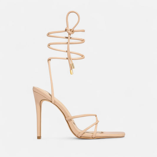 Sandales romaines femme – Brides croisées à talon aiguille | Othier