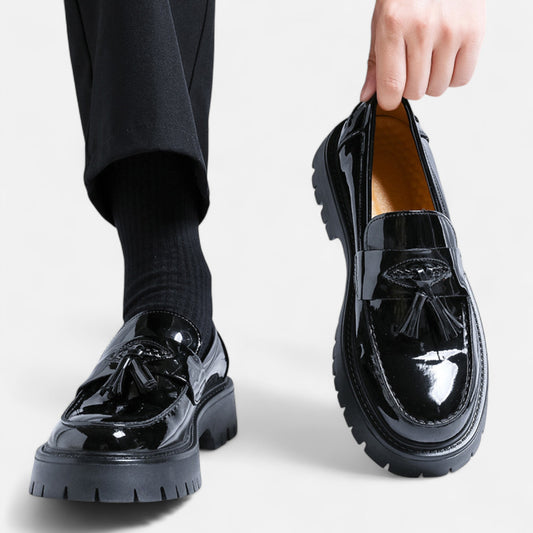 Chaussures homme en cuir à plateforme – Élégance moderne | Othier